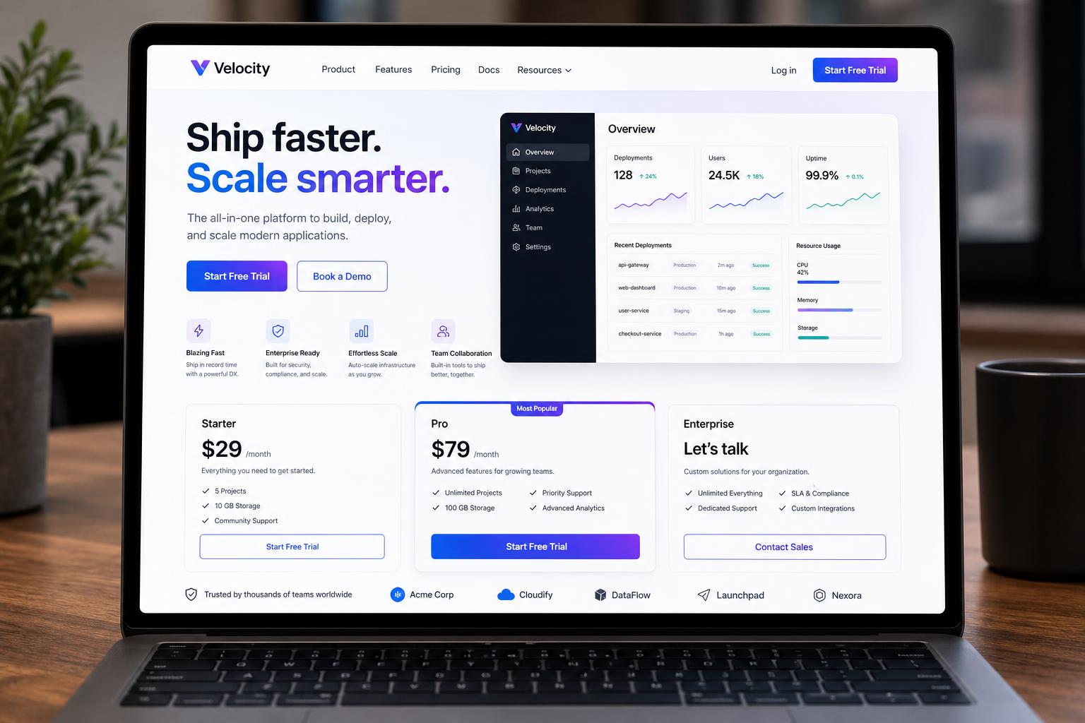 SaaS Landing Page